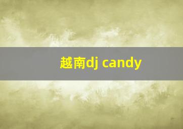 越南dj candy